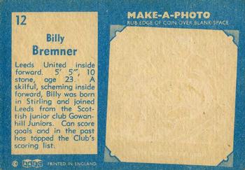 1963 A&BC Footballers #12 Billy Bremner Back