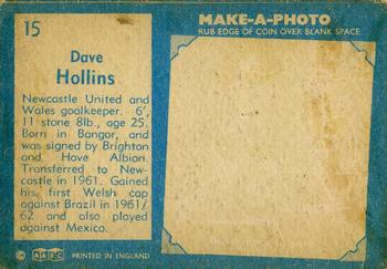 1963 A&BC Footballers #15 Dave Hollins Back