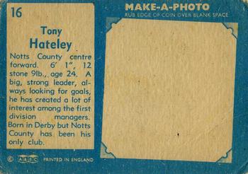 1963 A&BC Footballers #16 Tony Hateley Back