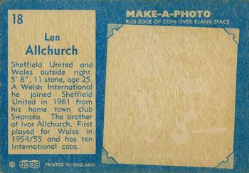 1963 A&BC Footballers #18 Len Allchurch Back