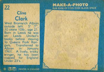 1963 A&BC Footballers #22 Clive Clark Back