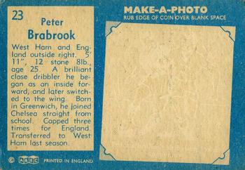 1963 A&BC Footballers #23 Peter Brabrook Back