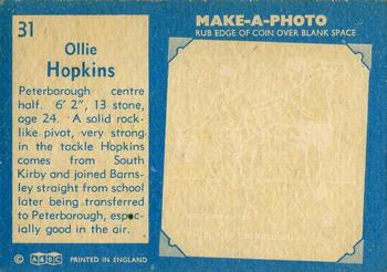 1963 A&BC Footballers #31 Ollie Hopkins Back