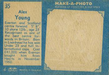 1963 A&BC Footballers #35 Alex Young Back