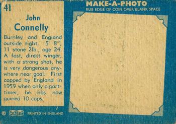 1963 A&BC Footballers #41 John Connelly Back