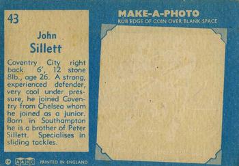 1963 A&BC Footballers #43 John Sillett Back