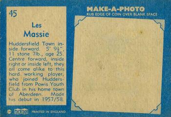 1963 A&BC Footballers #45 Les Massie Back