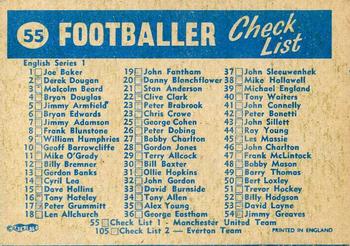 1963 A&BC Footballers #55 Manchester United Team Group Back