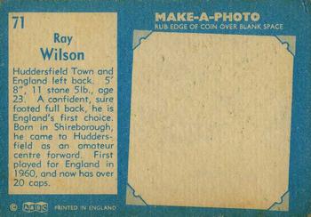 1963 A&BC Footballers #71 Ray Wilson Back
