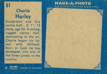 1963 A&BC Footballers #81 Charlie Hurley Back