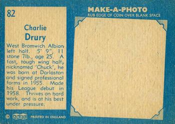 1963 A&BC Footballers #82 Charlie Drury Back