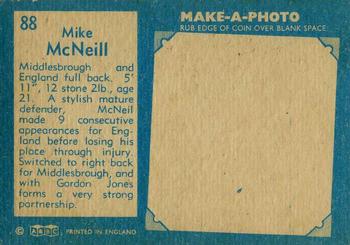 1963 A&BC Footballers #88 Mick McNeil Back