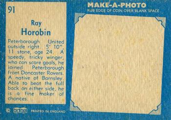 1963 A&BC Footballers #91 Roy Horobin Back
