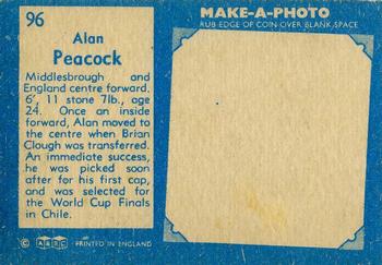 1963 A&BC Footballers #96 Alan Peacock Back