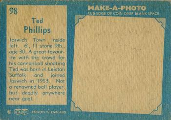 1963 A&BC Footballers #98 Ted Phillips Back