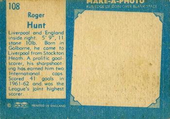 1963 A&BC Footballers #108 Roger Hunt Back