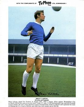 1969-70 Ty-Phoo International Football Stars Series 2 #NNO Brian Labone Front