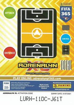 2021 Panini Adrenalyn XL FIFA 365 #21 Kevin De Bruyne Back