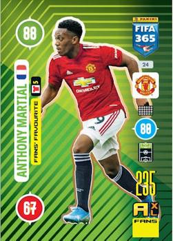 2021 Panini Adrenalyn XL FIFA 365 #24 Anthony Martial Front