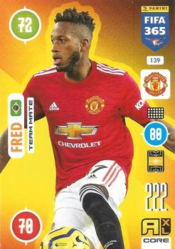 2021 Panini Adrenalyn XL FIFA 365 #139 Fred Front