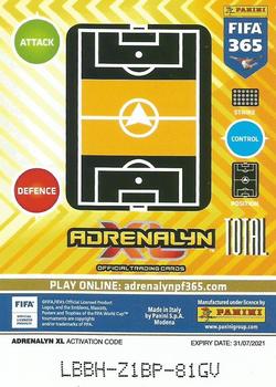 2021 Panini Adrenalyn XL FIFA 365 #172 Aaron Ramsey Back