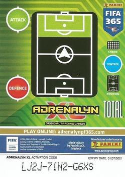 2021 Panini Adrenalyn XL FIFA 365 #197 Eden Hazard Back