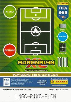 2021 Panini Adrenalyn XL FIFA 365 #279 David Neres / Quincy Promes / Dušan Tadić Back