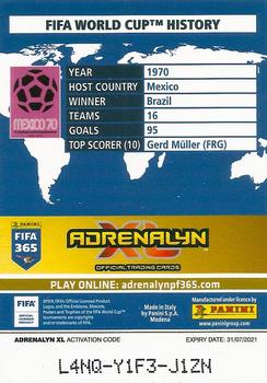 2021 Panini Adrenalyn XL FIFA 365 #378 1970 Mexico Back