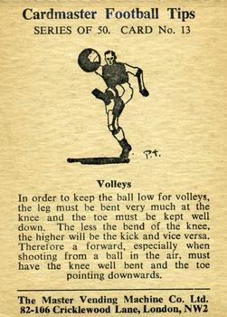 1958 Master Vending Cardmaster Football Tips #13 Jimmy Scoular Back