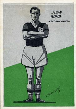 1958 Master Vending Cardmaster Football Tips #26 John Bond Front