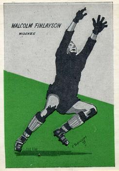 1958 Master Vending Cardmaster Football Tips #40 Malcolm Finlayson Front