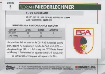 2020-21 Topps Chrome Bundesliga #5 Florian Niederlechner Back