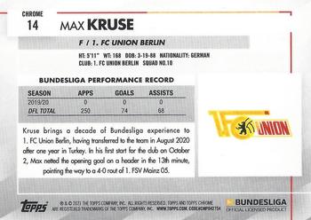 2020-21 Topps Chrome Bundesliga #14 Max Kruse Back