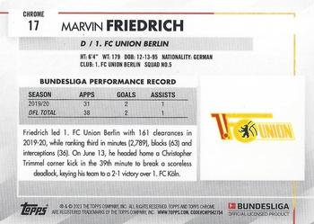 2020-21 Topps Chrome Bundesliga #17 Marvin Friedrich Back