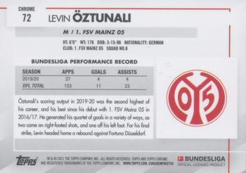 2020-21 Topps Chrome Bundesliga #72 Levin Öztunali Back
