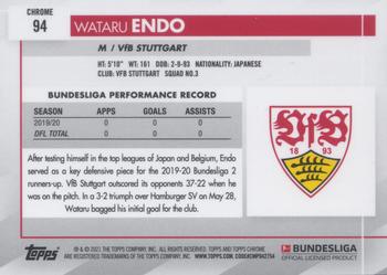 2020-21 Topps Chrome Bundesliga #94 Wataru Endo Back