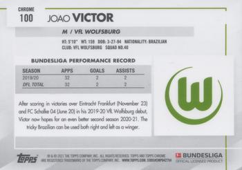 2020-21 Topps Chrome Bundesliga #100 Joao Victor Back