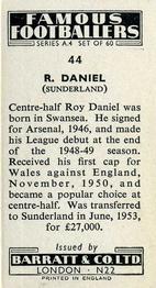 1956 Barratt & Co. Famous Footballers (A4) #44 Ray Daniel Back