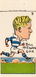 1950 Famous Footballers of Today by Mickey Durling #9 Bill McEwan Front