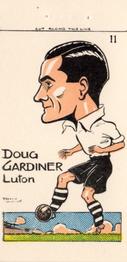 1950 Famous Footballers of Today by Mickey Durling #11 Doug Gardiner Front