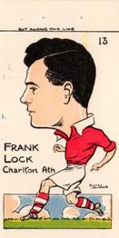 1950 Famous Footballers of Today by Mickey Durling #13 Frank Lock Front
