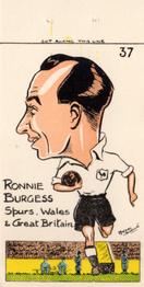 1950 Famous Footballers of Today by Mickey Durling #37 Ron Burgess Front