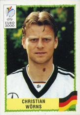 2000 Panini UEFA Euro Belgium-Netherlands Stickers #10 Christian Worns Front