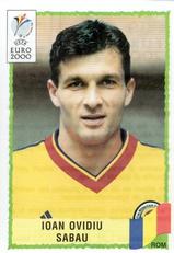 2000 Panini UEFA Euro Belgium-Netherlands Stickers #40 Ioan Sabau Front