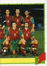 2000 Panini UEFA Euro Belgium-Netherlands Stickers #51 Team Portugal Front