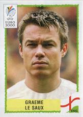 2000 Panini UEFA Euro Belgium-Netherlands Stickers #81 Graeme Le Saux Front