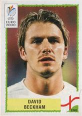 2000 Panini UEFA Euro Belgium-Netherlands Stickers #85 David Beckham Front