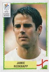 2000 Panini UEFA Euro Belgium-Netherlands Stickers #88 Jamie Redknapp Front
