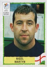 2000 Panini UEFA Euro Belgium-Netherlands Stickers #94 Nigel Martyn Front