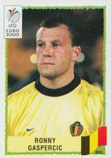 2000 Panini UEFA Euro Belgium-Netherlands Stickers #98 Ronny Gaspercic Front